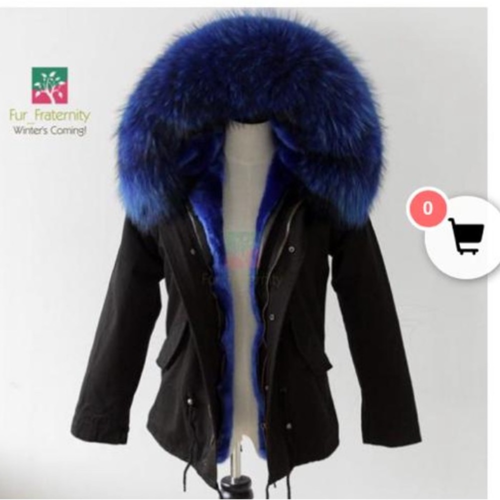 Mr and Mrs Fur parka jacket